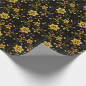 フローラエレガントラグジュアリー人気があるコレクション ラッピングペーパー (角)