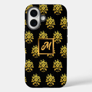 フローラエレガントラグジュアリー人気があるコレクション iPhone 16ケース