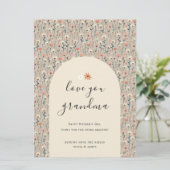 フローラエレガントラブユーおばあちゃん誕生日デイカード シーズンカード (スタンド正面)