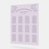 フローラエレガントラベンダーの座席表 アクリルサイン (傾斜)