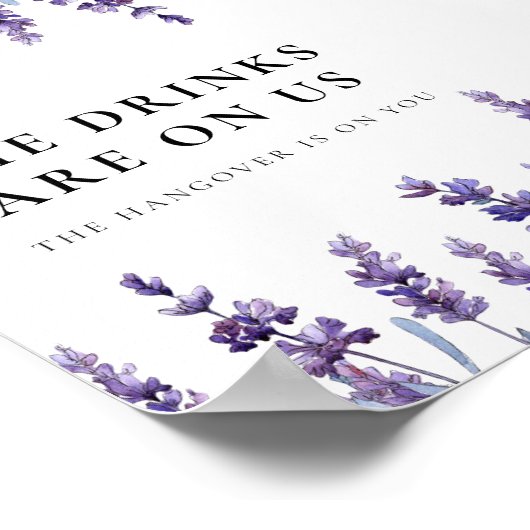 フローラエレガントラベンダードリンクが登場 ポスター (角)