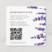フローラエレガントラベンダーハネムーン基金QRコード エンクロージャーカード (正面)