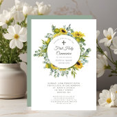 フローラエレガントリースガールファースト聖餐式 招待状