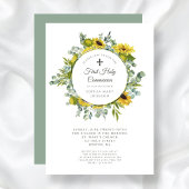 フローラエレガントリースガールファースト聖餐式 招待状