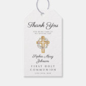 フローラエレガントリースクロスガールファースト聖餐式 ギフトタグ (正面)