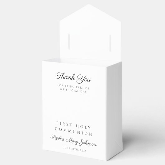 フローラエレガントリースクロスガールファースト聖餐式 フェイバーボックス (オープン)