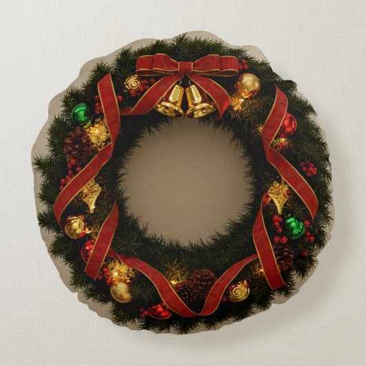 フローラエレガントリースラウンドピローコージーホームデック ラウンドクッション (裏面)