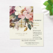 フローラエレガントルカソリッ結婚クの祈りの言葉カード (デスク)