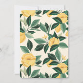 フローラエレガントレモンツリーアーチフォトホワイト セーブザデート (裏面)