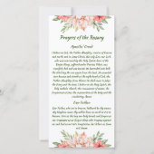 フローラエレガントロザリー祈りの言葉カード (正面)