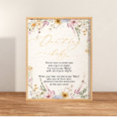 フローラエレガントワイルドフラワーポスターとは言わないベビー ポスター