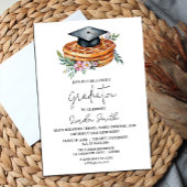 フローラエレガントワッフル卒業招待状 招待状