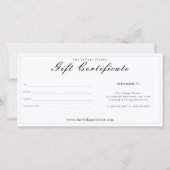 フローラエレガントヴィンテージバラギフト券 (裏面)