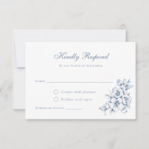 フローラエレガントヴィンテージボタニカルウェディングRSVP