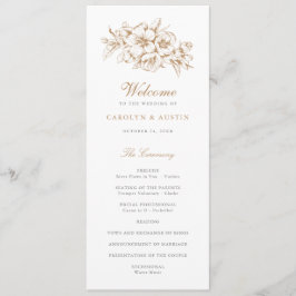 フローラエレガントヴィンテージボタニカルブルー結婚ズ プログラム