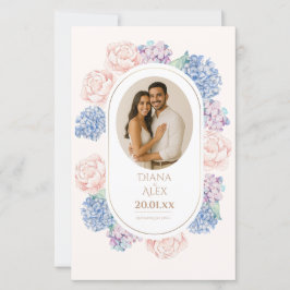 フローラエレガントヴィンテージ水彩牡丹メニュー