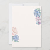 フローラエレガントヴィンテージ水彩牡丹 招待状 (裏面)