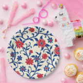 フローラエレガントヴィンテージ4日7月紙プレート ペーパープレート (パーティー)