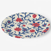 フローラエレガントヴィンテージ4日7月紙プレート ペーパープレート (アングル)