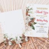 フローラエレガント会社ホリデーパーティー 招待状