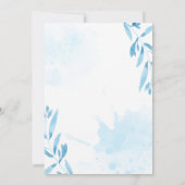 フローラエレガント保存日付間引き招待状 招待状 (裏面)