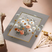 フローラエレガント保存日付 – 結婚式招待状 サンキューカード