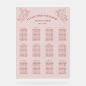 フローラエレガント保座席表 アクリルサイン (正面)