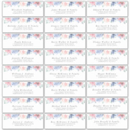 フローラエレガント個別ゲスト住所 シール