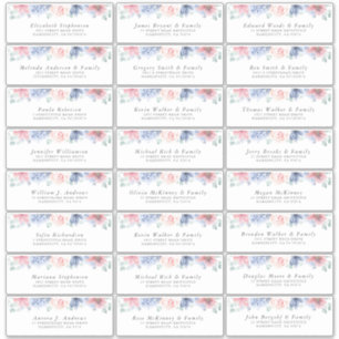 フローラエレガント個別ゲスト住所 シール