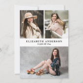 フローラエレガント写真卒業パーティー発表 案内状 (裏面)