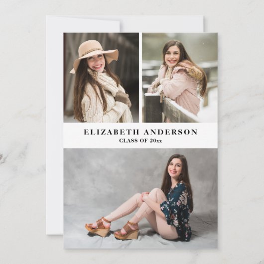 フローラエレガント写真卒業パーティー発表 案内状 (裏面)