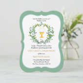 フローラエレガント初の聖餐式招待状 招待状 (スタンド正面)