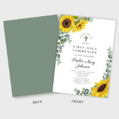 フローラエレガント初の聖餐式 招待状