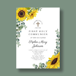 フローラエレガント初の聖餐式 招待状