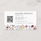 フローラエレガント名刺 名刺 (裏面)