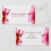 フローラエレガント名刺 名刺 (正面/裏面)