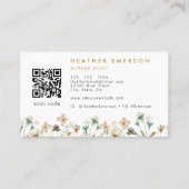 フローラエレガント名刺 名刺 (裏面)