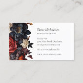 フローラエレガント名刺 名刺 (裏面)