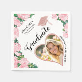 フローラエレガント大学院写真2025年卒業 スタンダードカクテルナプキン (正面)