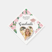 フローラエレガント大学院写真2025年卒業 スタンダードカクテルナプキン (角)