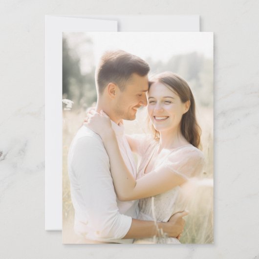 フローラエレガント婚約パーティ写真 招待状 (裏面)