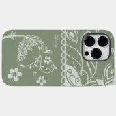 フローラエレガント孔雀 Case-Mate iPhoneケース (裏面 (横))