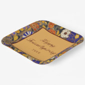 フローラエレガント幸せな友情 ペーパープレート (傾斜あり)