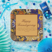 フローラエレガント幸せな友情 ペーパープレート (パーティー)