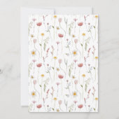 フローラエレガント日付カードの保存 案内状 (裏面)