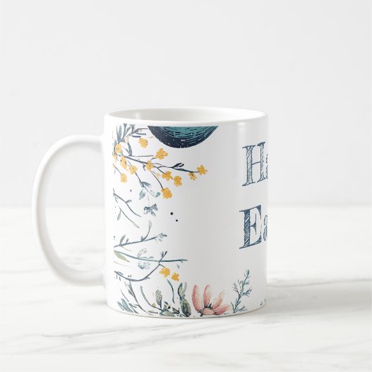 フローラエレガント春イースターエッグ狩り コーヒーマグカップ (左)