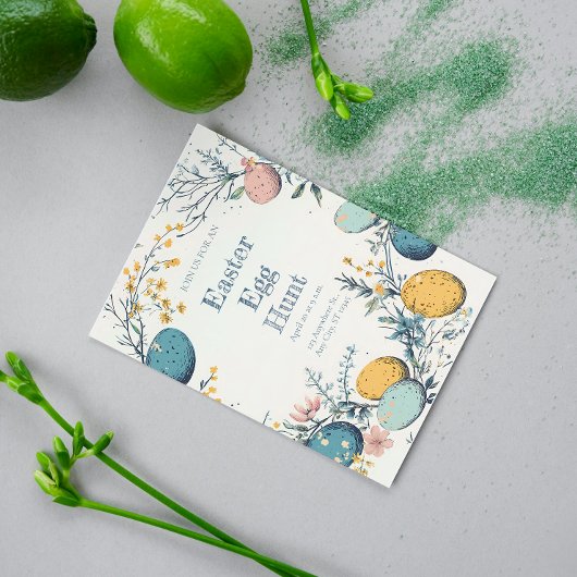 フローラエレガント春イースターエッグ狩り 招待状