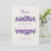 フローラエレガント書道の母の日 シーズンカード (スタンド正面)