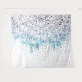 フローラエレガント曼荼羅と紙吹雪像 タペストリー (正面(横))