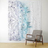 フローラエレガント曼荼羅と紙吹雪像 タペストリー (インサイチュ)